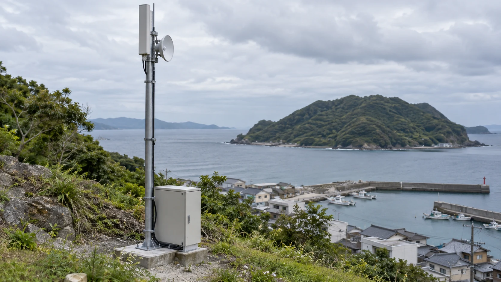 通信と電力を、各拠点の基本構成に。