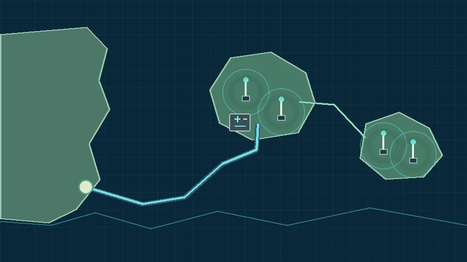 Submarine cable, island links and local antenna sites